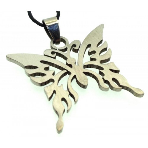 Stainless Steel Butterfly Pendant